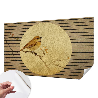 Carta da parati effetto profondità Uccello dell'armonia