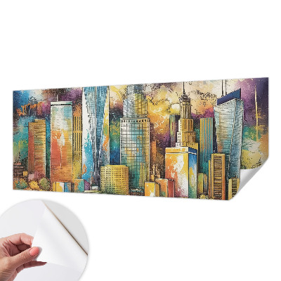 Carta da parati adesiva Panorama della città