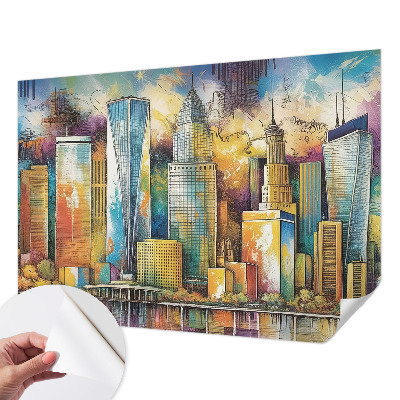 Carta da parati adesiva Panorama della città