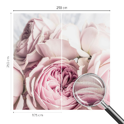 Carta da parati 3D Rose rosa