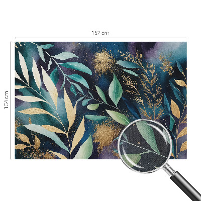 Fotomurale 3D Foglie botaniche