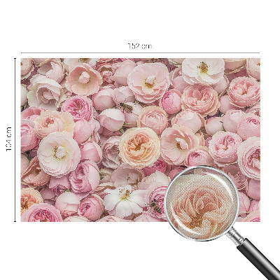 Carta da parati effetto profondità Bellissimi fiori