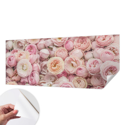 Carta da parati effetto profondità Bellissimi fiori