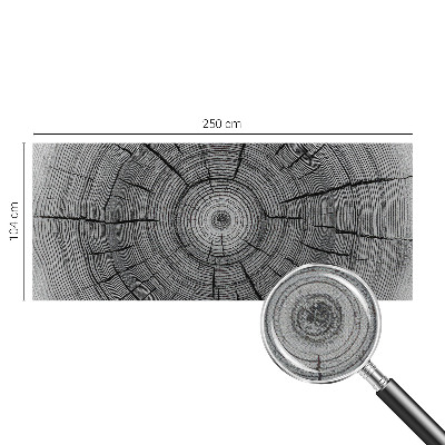 Carta da parati panoramica effetto 3D Armonia della foresta