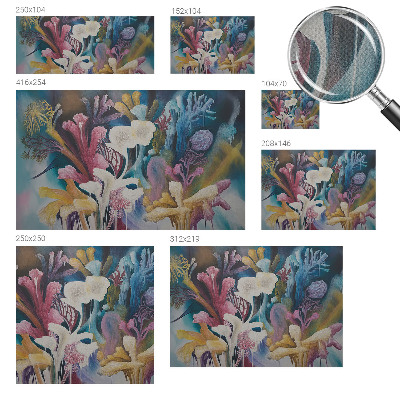 Fotomurale 3D Esplosione floreale