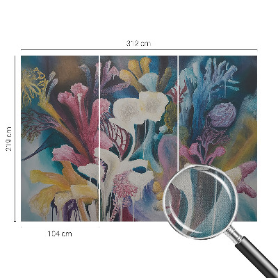 Fotomurale 3D Esplosione floreale