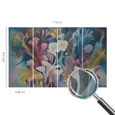 Fotomurale 3D Esplosione floreale