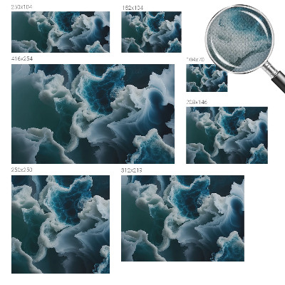 Carta da parati 3D Onde del mare