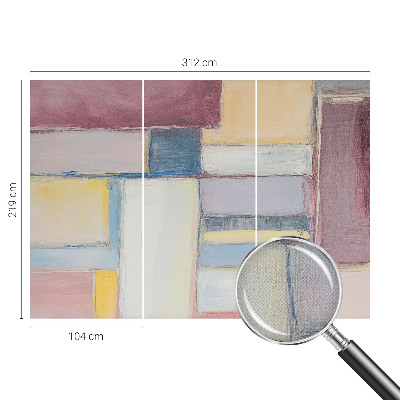 Fotomurale effetto 3D Forme geometriche