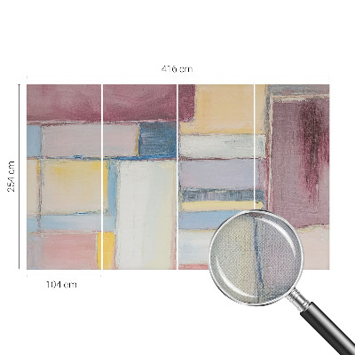 Fotomurale effetto 3D Forme geometriche