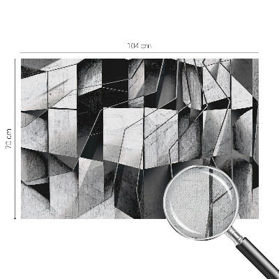 Carta da parati effetto profondità Astrazione geometrica