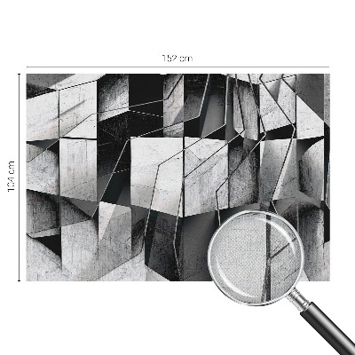 Carta da parati effetto profondità Astrazione geometrica