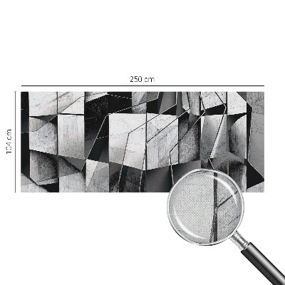 Carta da parati effetto profondità Astrazione geometrica