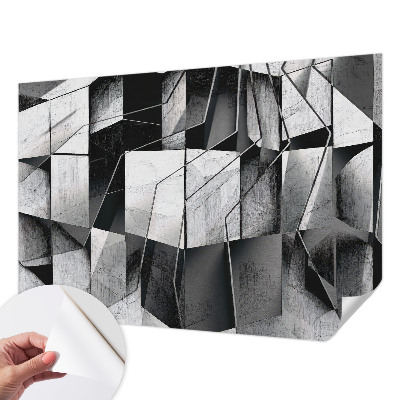 Carta da parati effetto profondità Astrazione geometrica