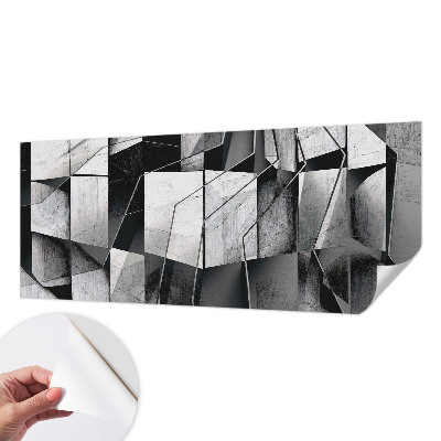 Carta da parati effetto profondità Astrazione geometrica