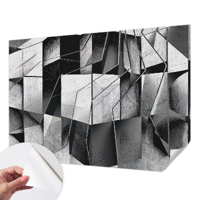 Carta da parati effetto profondità Astrazione geometrica