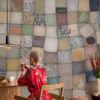 Fotomurale per cameretta Mosaico colorato