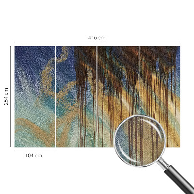 Carta da parati per cameretta Composizione astratta