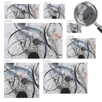 Carta da parati adesiva Astrazione espressiva