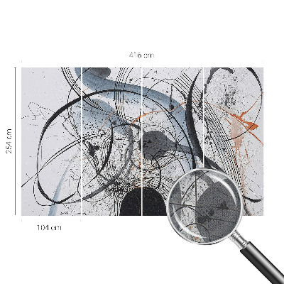 Carta da parati adesiva Astrazione espressiva