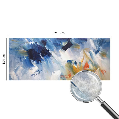 Fotomurale effetto 3D tratti colorati