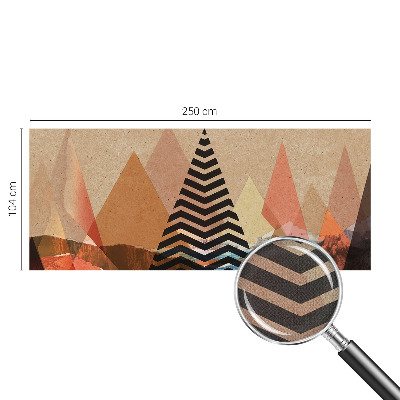 Carta da parati effetto profondità Paesaggio astratto