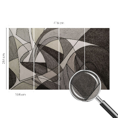 Fotomurale per cameretta Astrazione geometrica