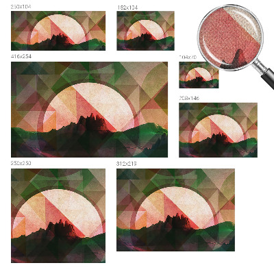 Fotomurale adesivo colline pittoresche