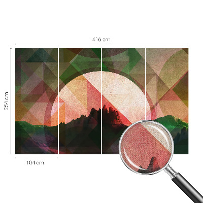 Fotomurale adesivo colline pittoresche