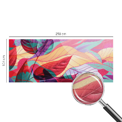 Fotomurale effetto 3D Foglie astratte