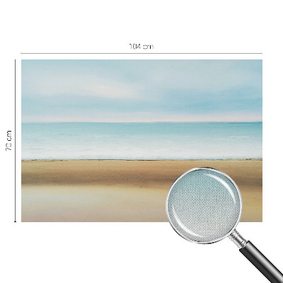 Carta da parati effetto profondità Paesaggio costiero