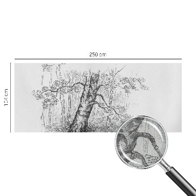 Carta da parati per cameretta Albero della foresta