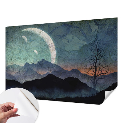 Carta da parati 3D Paesaggio notturno