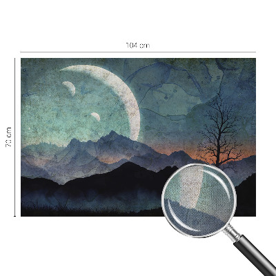 Carta da parati 3D Paesaggio notturno
