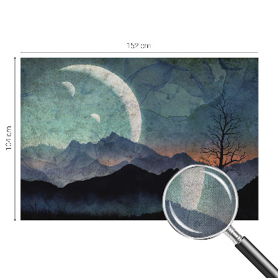 Carta da parati 3D Paesaggio notturno
