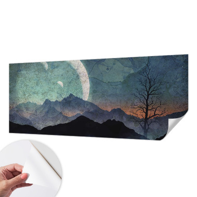 Carta da parati 3D Paesaggio notturno