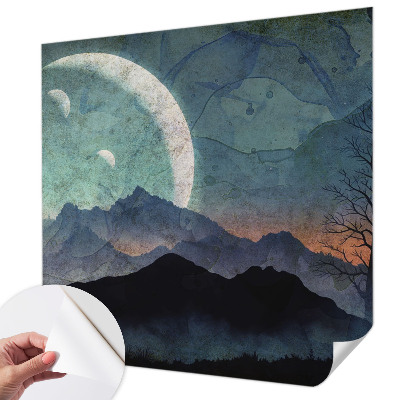 Carta da parati 3D Paesaggio notturno