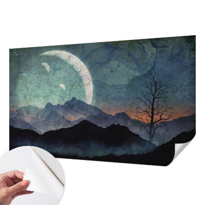 Carta da parati 3D Paesaggio notturno