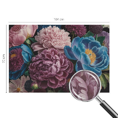 Carta da parati adesiva Fiori colorati