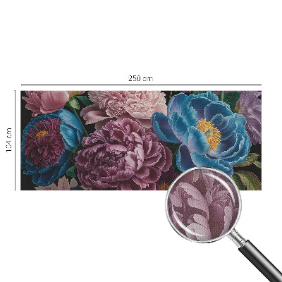 Carta da parati adesiva Fiori colorati