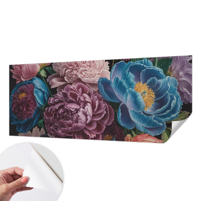 Carta da parati adesiva Fiori colorati