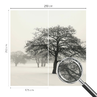 Fotomurale adesivo Alberi invernali