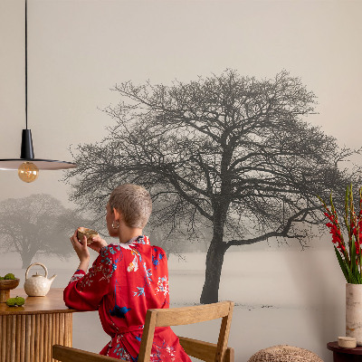 Fotomurale adesivo Alberi invernali