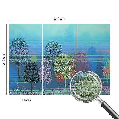 Fotomurale 3D Armonia colorata