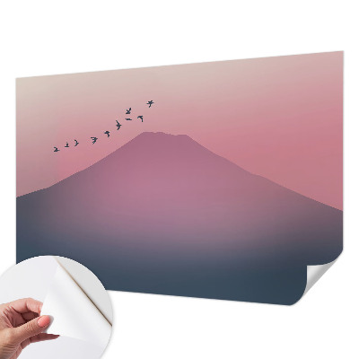 Carta da parati 3D Montagna occidentale