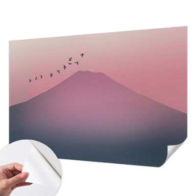 Carta da parati 3D Montagna occidentale