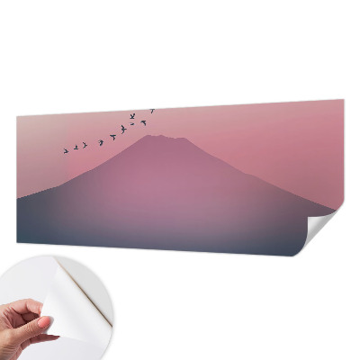 Carta da parati 3D Montagna occidentale