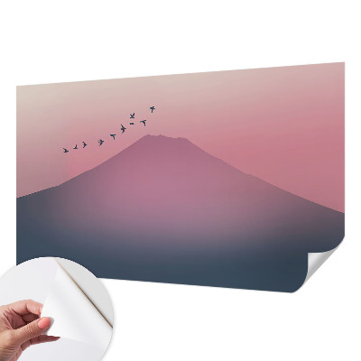 Carta da parati 3D Montagna occidentale