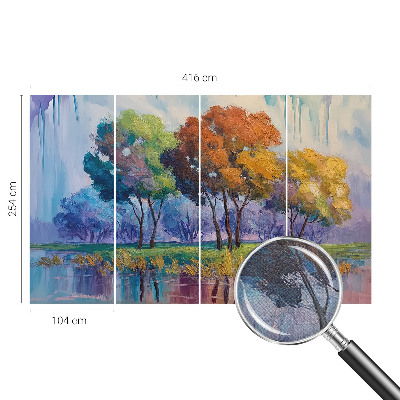 Fotomurale 3D Astrazione ad albero