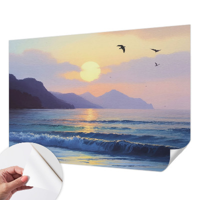 Carta da parati effetto profondità Mare Ovest